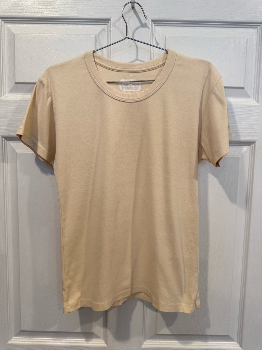 Big Bud Press Women's Short Sleeve Crew Tee in Beige